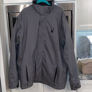 Men’s Spyder parka sz XL- removable fleece lining.